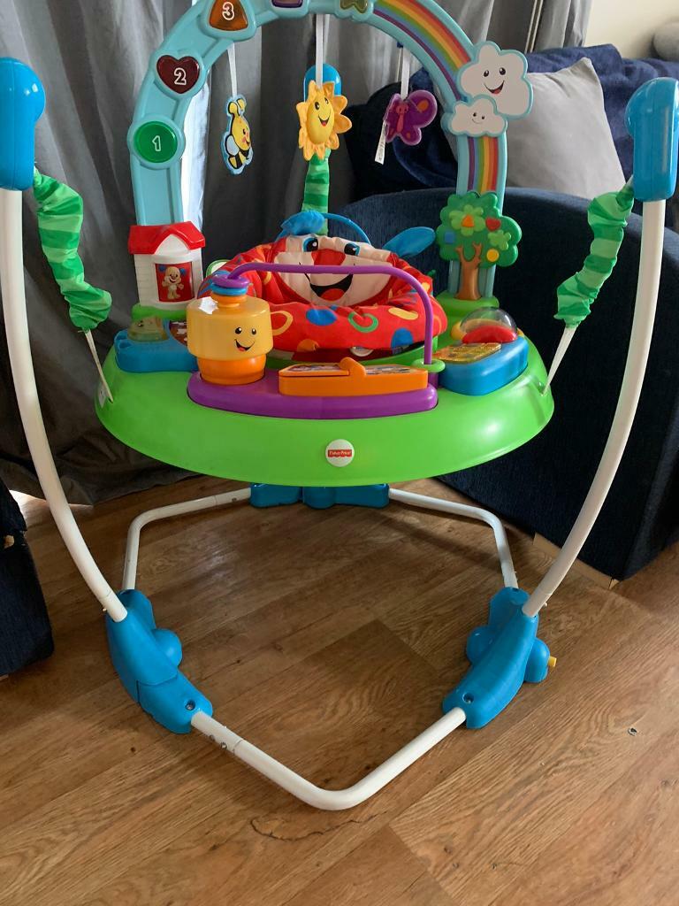 fisher price puppy jumperoo